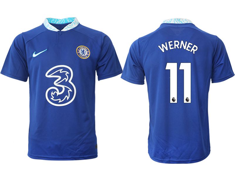 Men 2022-2023 Club Chelsea FC home aaa version blue 11 Soccer Jersey